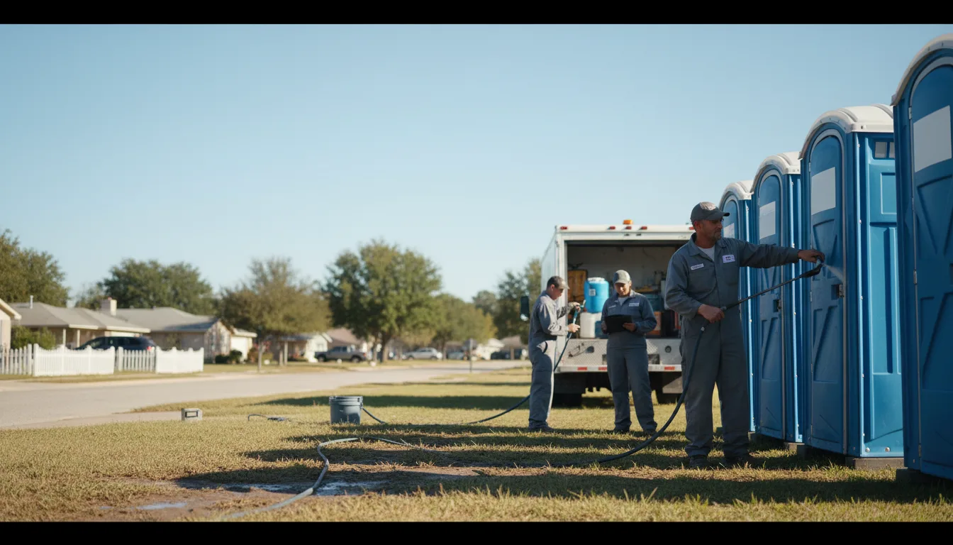 Long-Term Portable Toilet Rental in West Branch, IA near me
